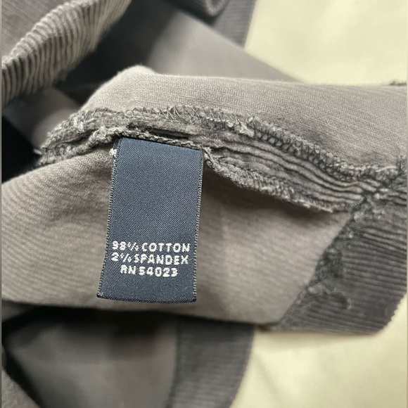 Banana Republic Charcoal Grey Stretch Corduroy Skirt with Pockets - Picture 8 of 10